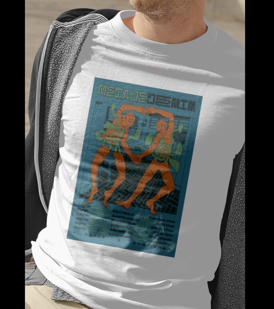 Metade De Mim October 2025 São Paulo Curitiba Tour Dates T-Shirt