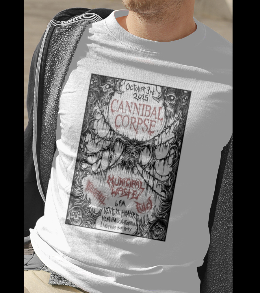Municipal Waste Live Ventura California October 3 2025 T-Shirt