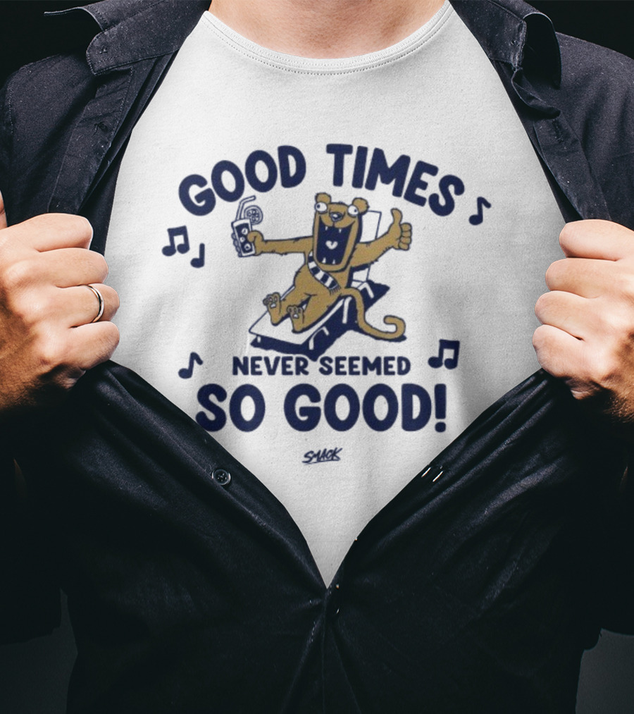 Penn State Nittany Lions Good Times Never Seemed So Good Mascot Lounge Chair Thumbs Up T-Shirt