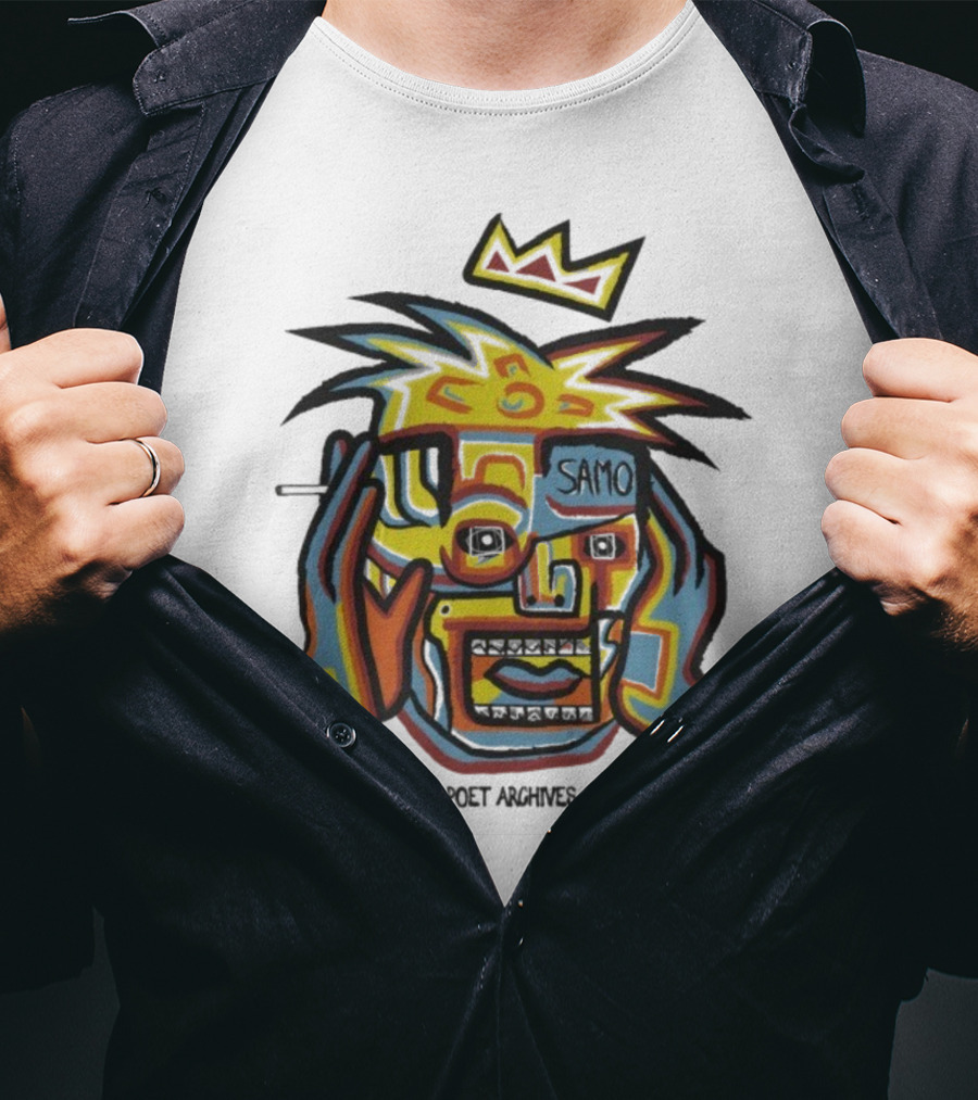 SAMO Crown Poet Archives Street Art Inspired T-Shirt