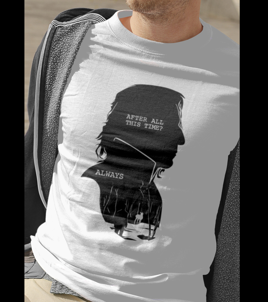 Alan Rickman Always After All This Time Silhouette T-Shirt