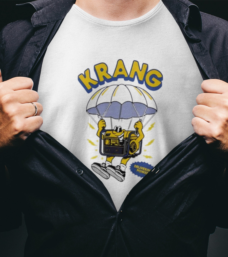 Brisbane Broncos 2025 Adults Grand Final KRANG Delivering Power T-Shirt