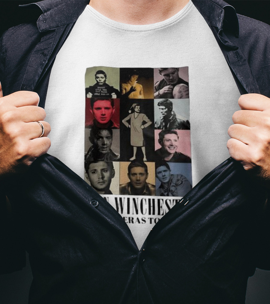 Dean Winchester The Eras Tour Supernatural TV Show T-Shirt