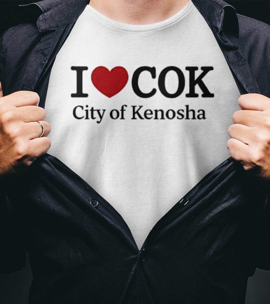 I Love COK Heart City Of Kenosha T-Shirt