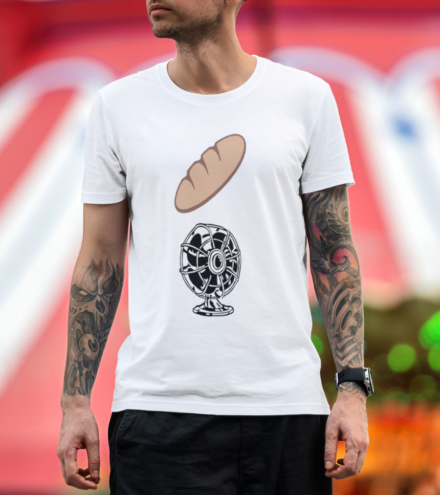 James B. Jones Breadfan Baguette And Fan Icon T-Shirt
