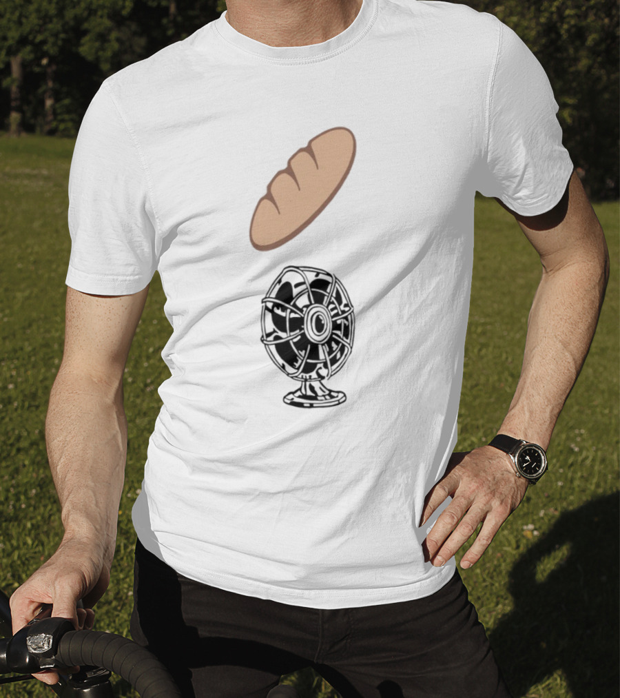 James B. Jones Breadfan Baguette And Fan Icon T-Shirt