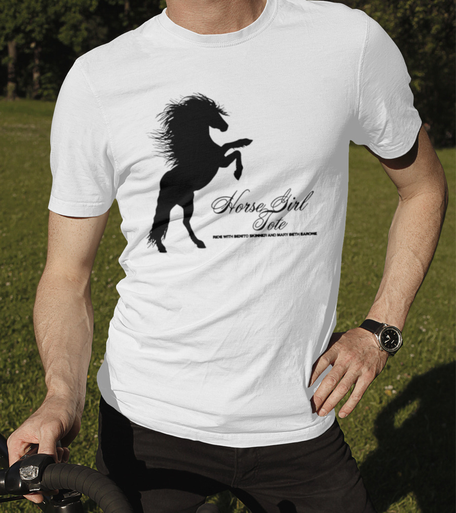 Ride Horse Cowgirl Country Girls Love Cowboys T-Shirt