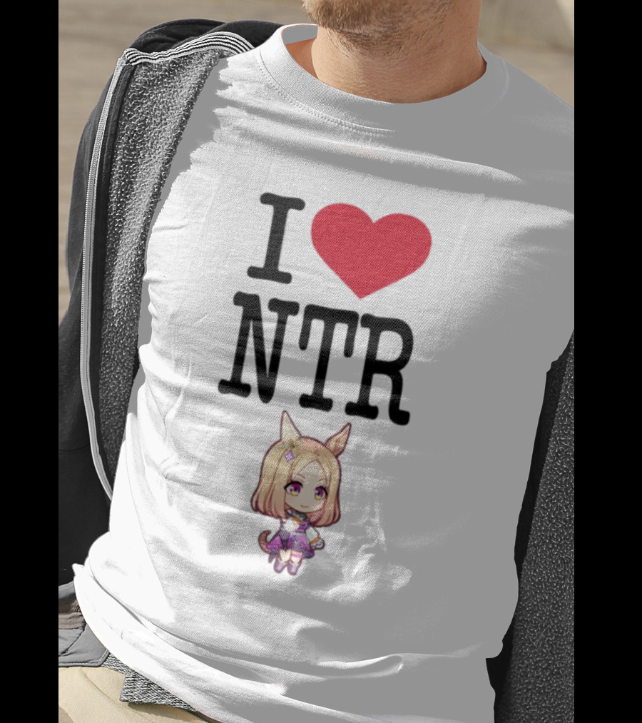 I Love NTR Uma Musume Cute Anime Girl Character T-Shirt