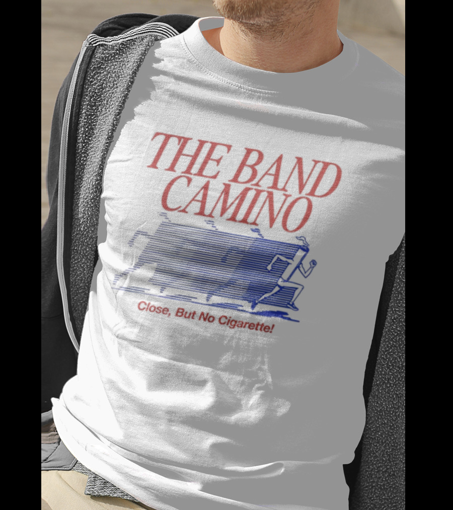 The Band Camino Close But No Cigarette Running Figures T-Shirt