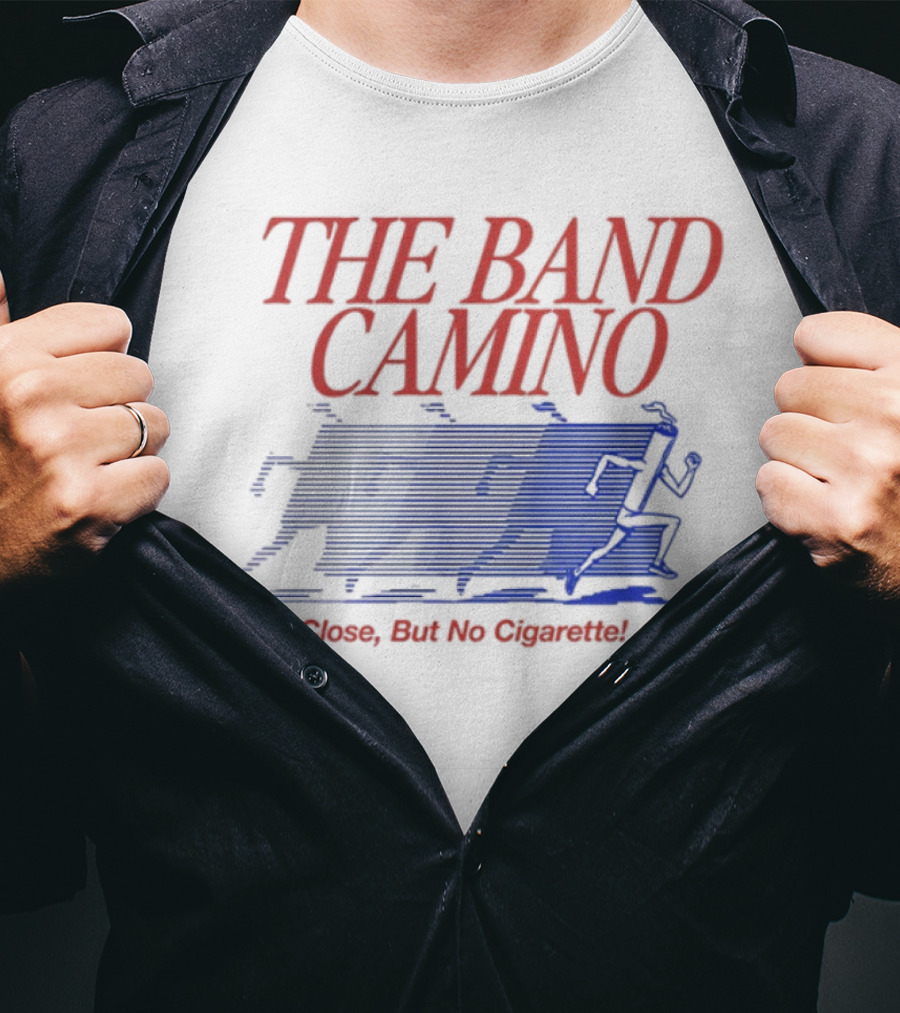 The Band Camino Close But No Cigarette Running Figures T-Shirt