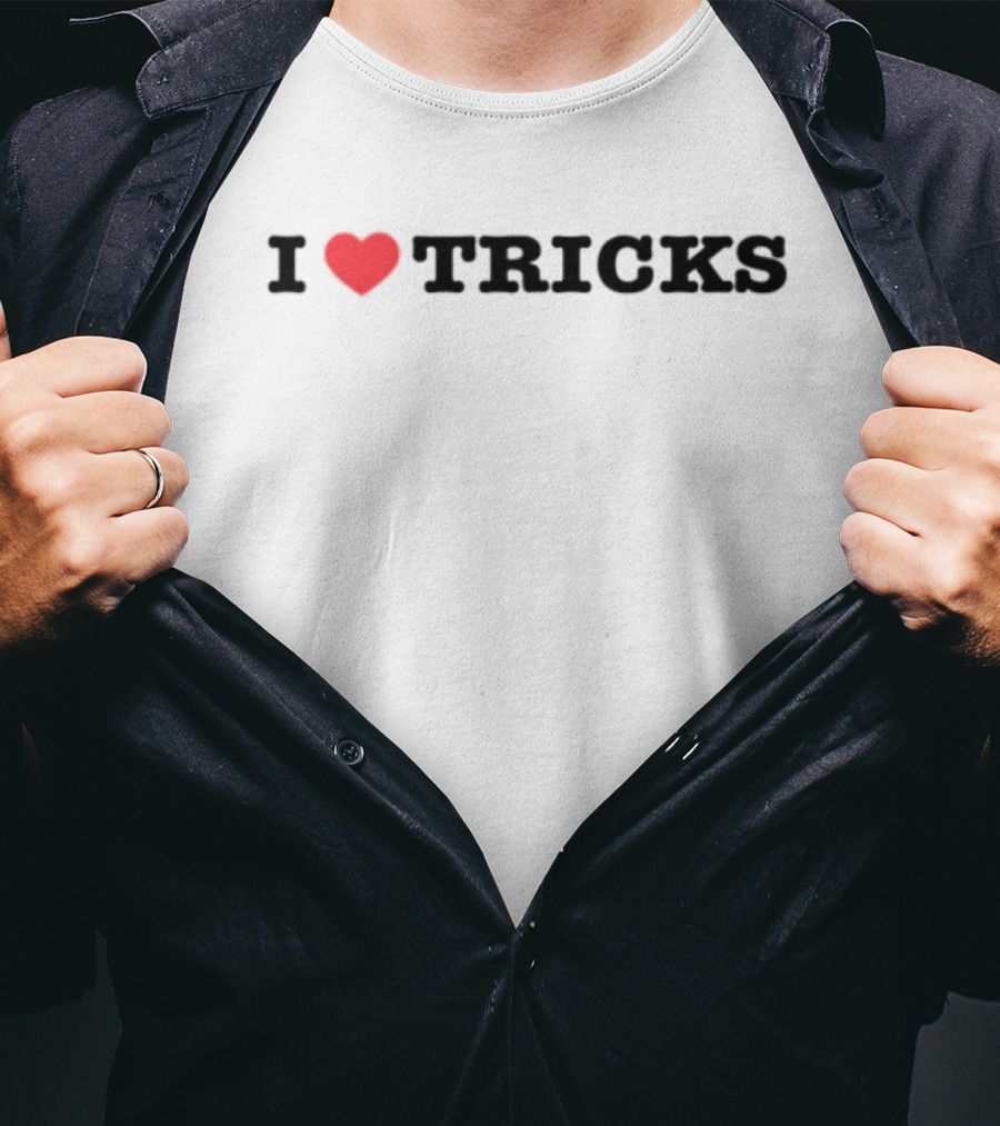 I Love Tricks Heart Logo Thedancersresource T-Shirt