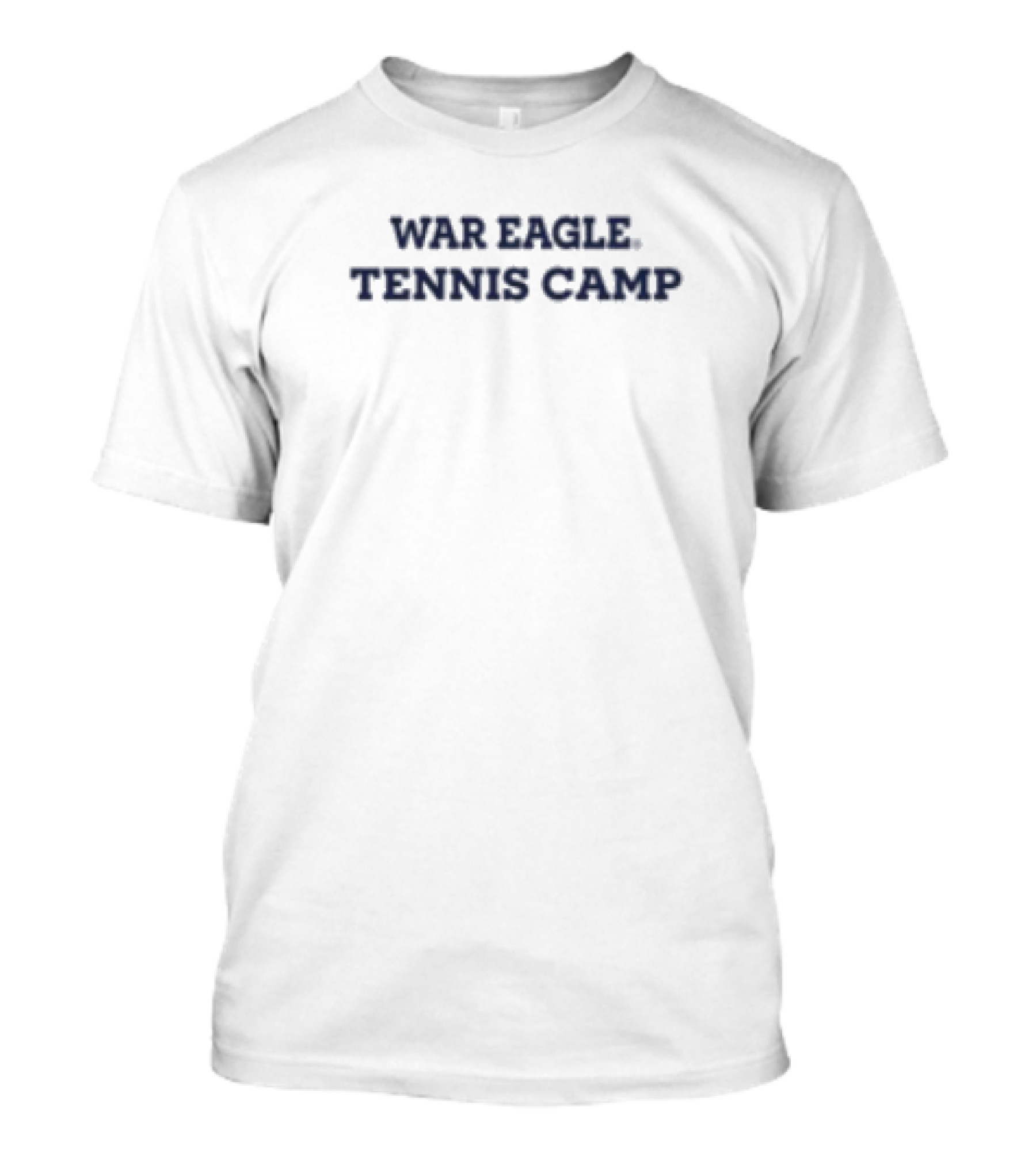 War Eagle Tennis Camp Enthusiast Sports Apparel T-Shirt