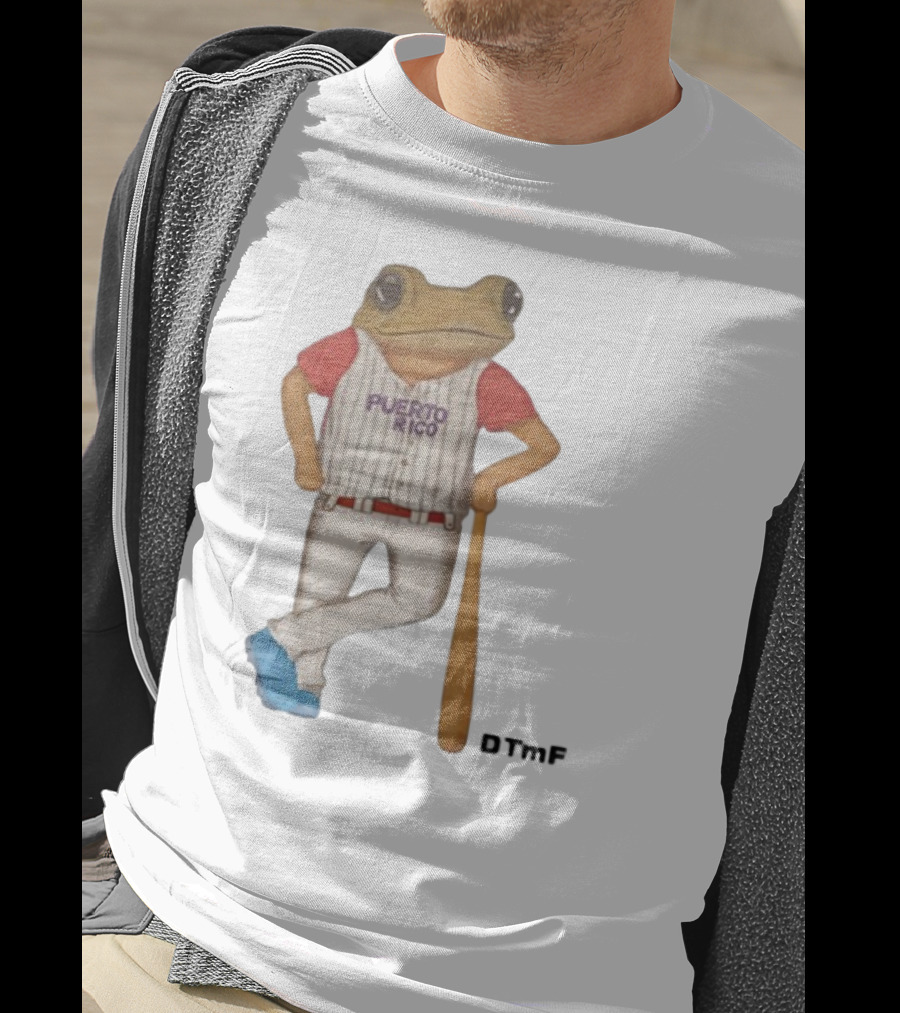 Bad Bunny DTMF Coquí Puerto Rico Baseball T-Shirt