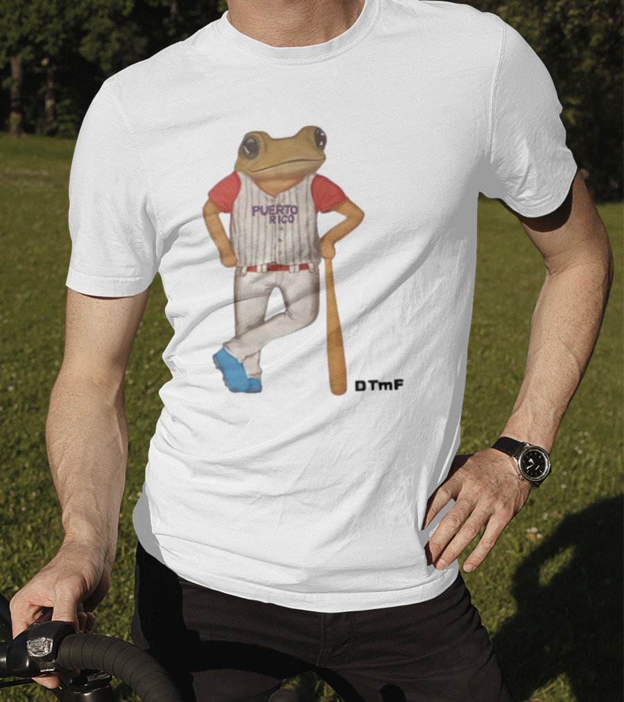 Bad Bunny DTMF Coquí Puerto Rico Baseball T-Shirt