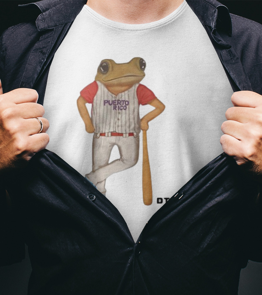 Bad Bunny DTMF Coquí Puerto Rico Baseball T-Shirt