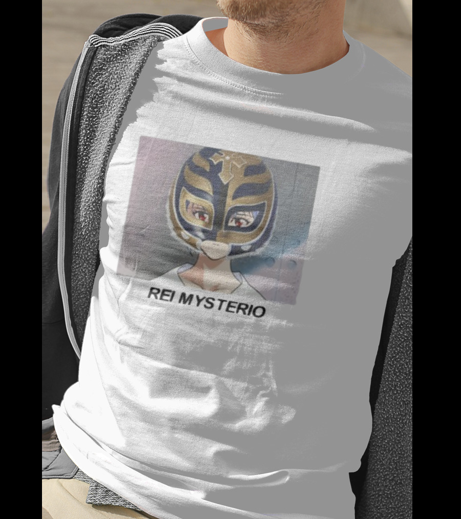 Goofyahhtees Rei Mysterio Anime Mask Fusion T-Shirt