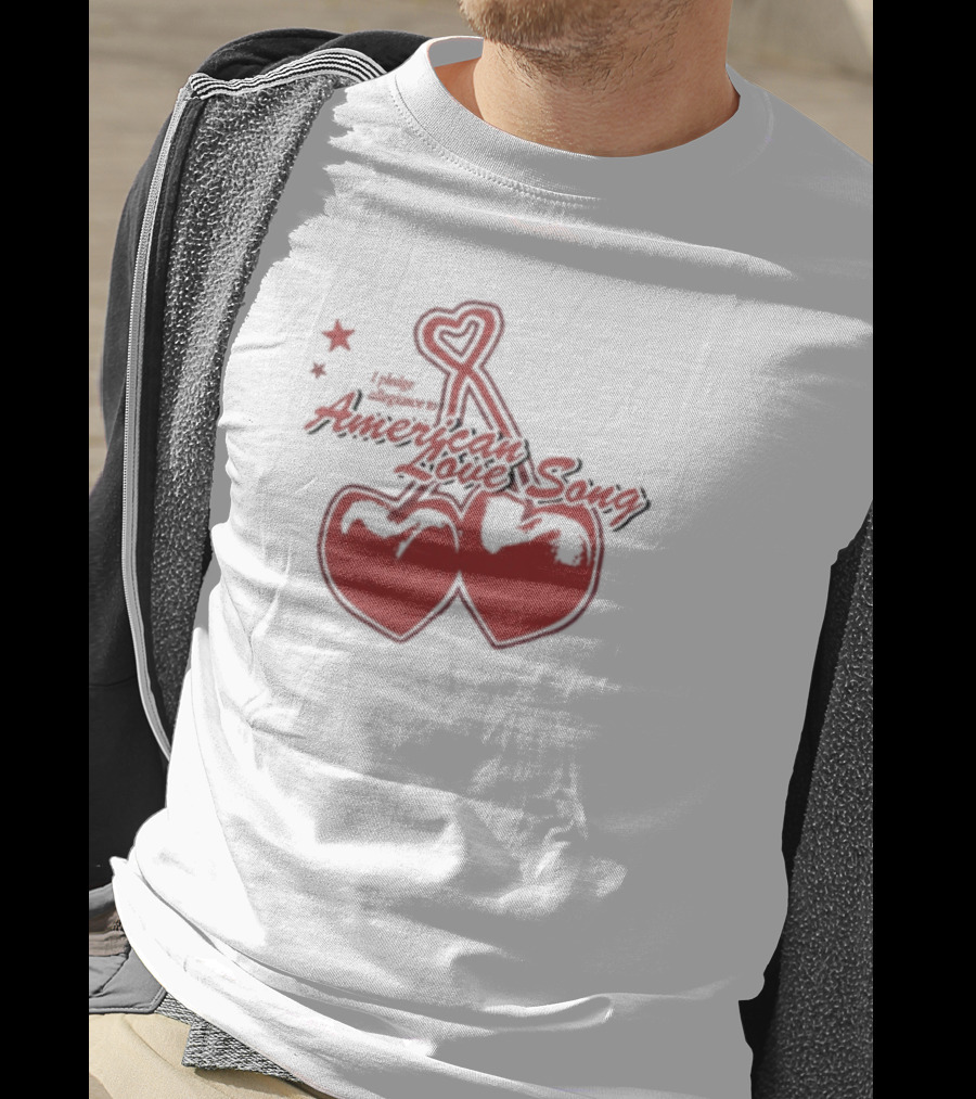 Momoboyd I Pledge Allegiance To Love Song Chrome Hearts Double Heart Stars T-Shirt