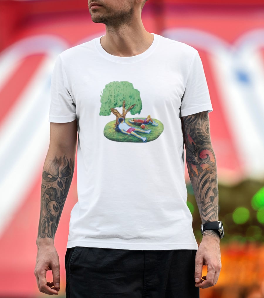 Slushynoobz Tree Relaxing Under Summer Shade With Friends T-Shirt