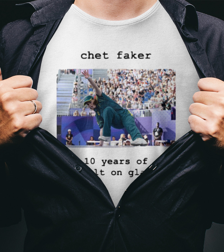 Chet Faker 10 Years Of Built On Glass Breakdancer Performance Event T-Shirt