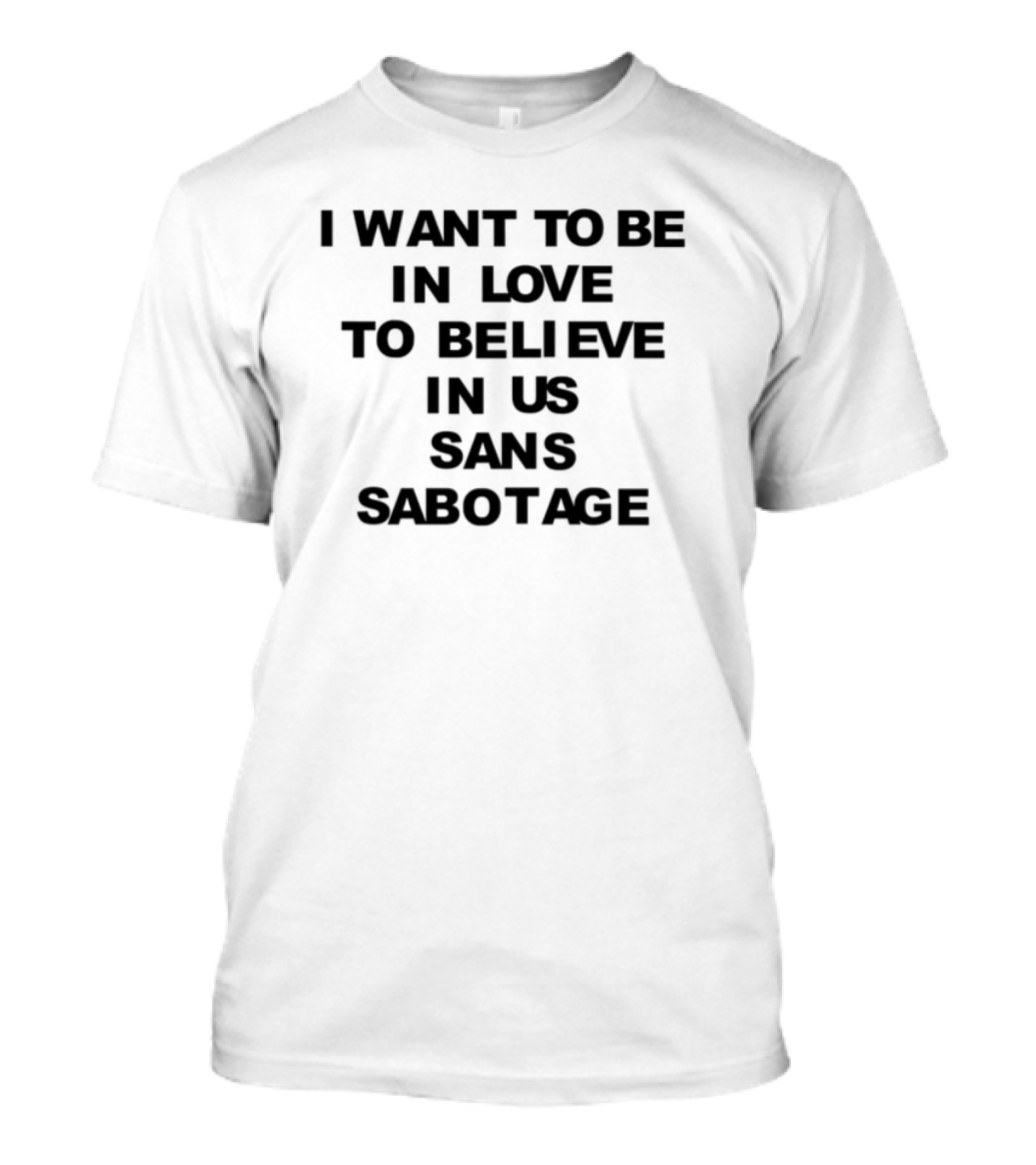 Hayley Williams Photo Ivory I Want To Be In Love To Believe In Us Sans Sabotage T-Shirt