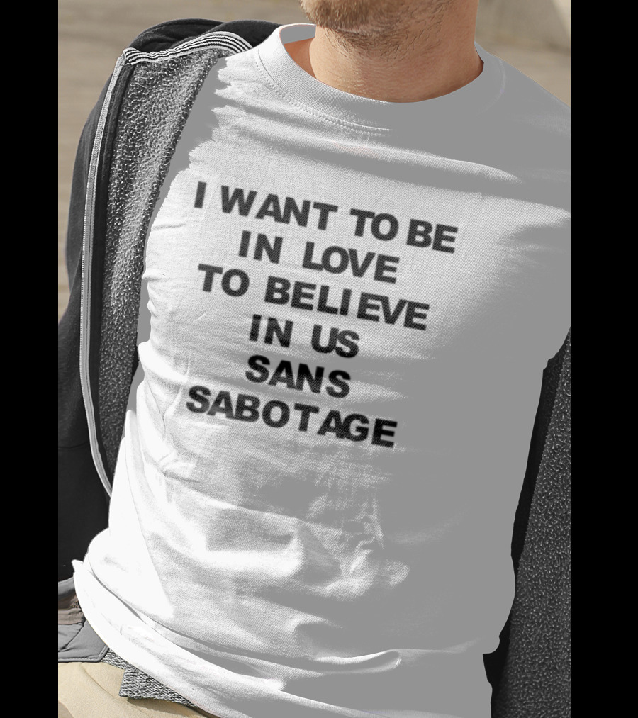 Hayley Williams Photo Ivory I Want To Be In Love To Believe In Us Sans Sabotage T-Shirt