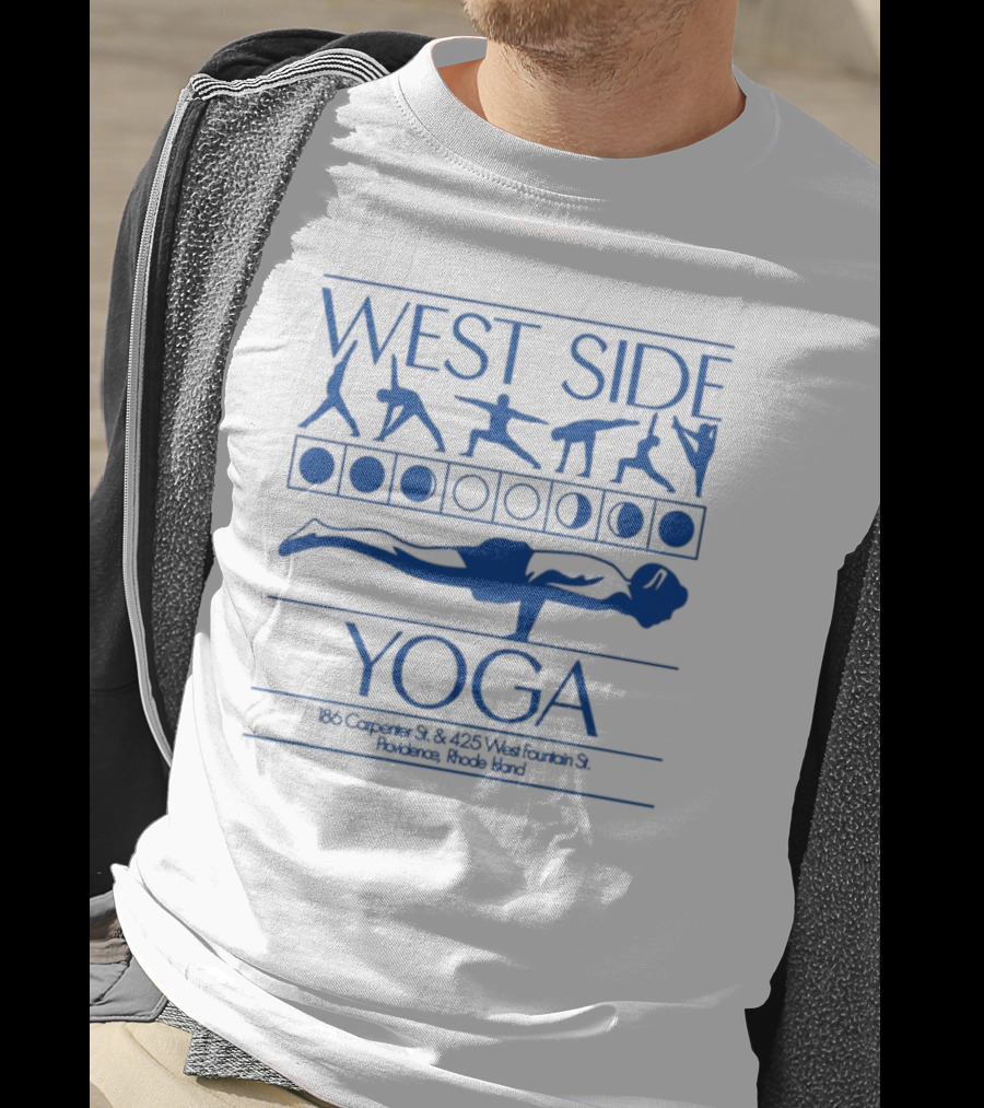 West Side Yoga Providence Rhode Island 186 Carpenter 425 West Fountain ElizabethGoodspeed T-Shirt