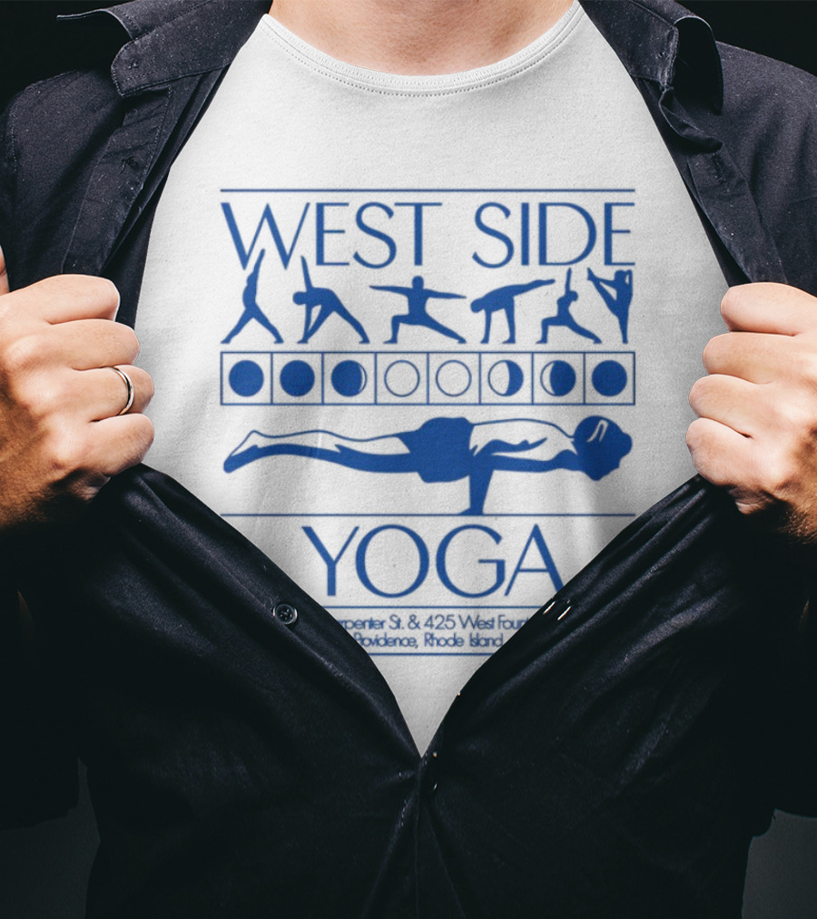West Side Yoga Providence Rhode Island 186 Carpenter 425 West Fountain ElizabethGoodspeed T-Shirt