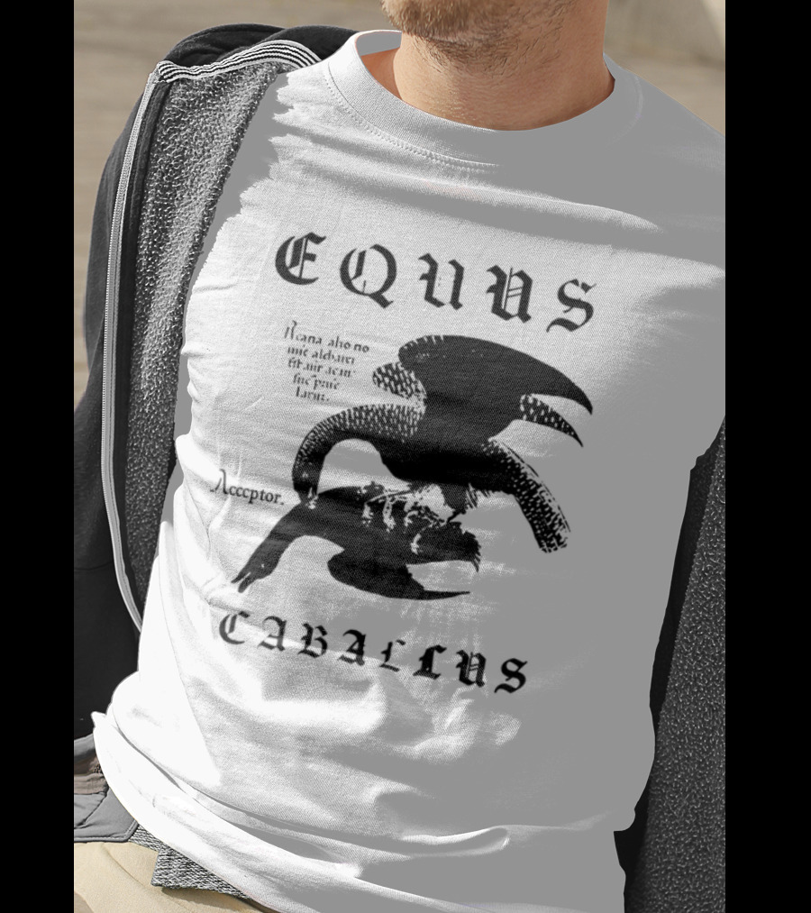 Equus Equi Caballus Latin Horse Text T-Shirt