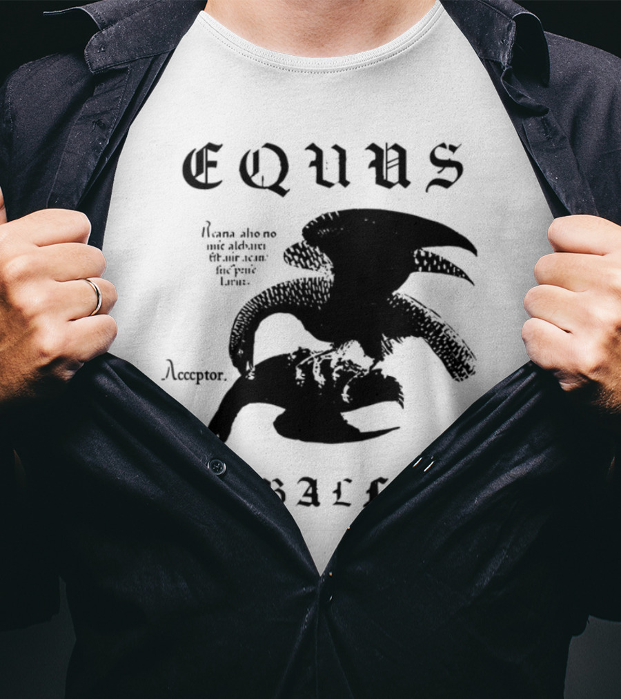 Equus Equi Caballus Latin Horse Text T-Shirt