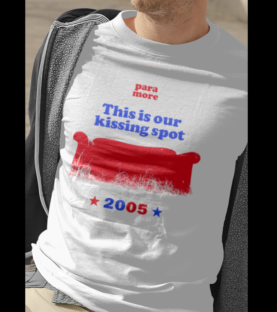Paramore This Is Our Kissing Spot Couch 2005 T-Shirt
