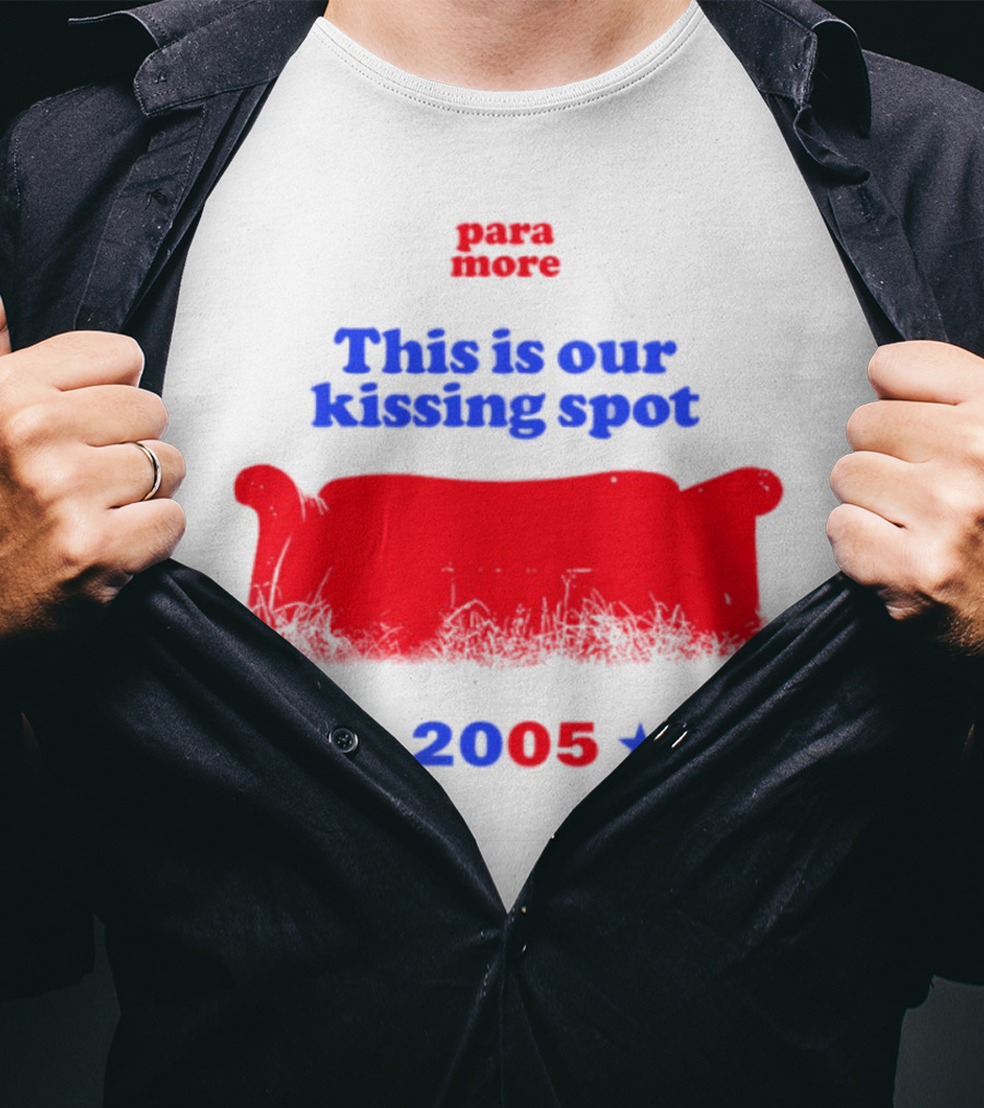Paramore This Is Our Kissing Spot Couch 2005 T-Shirt