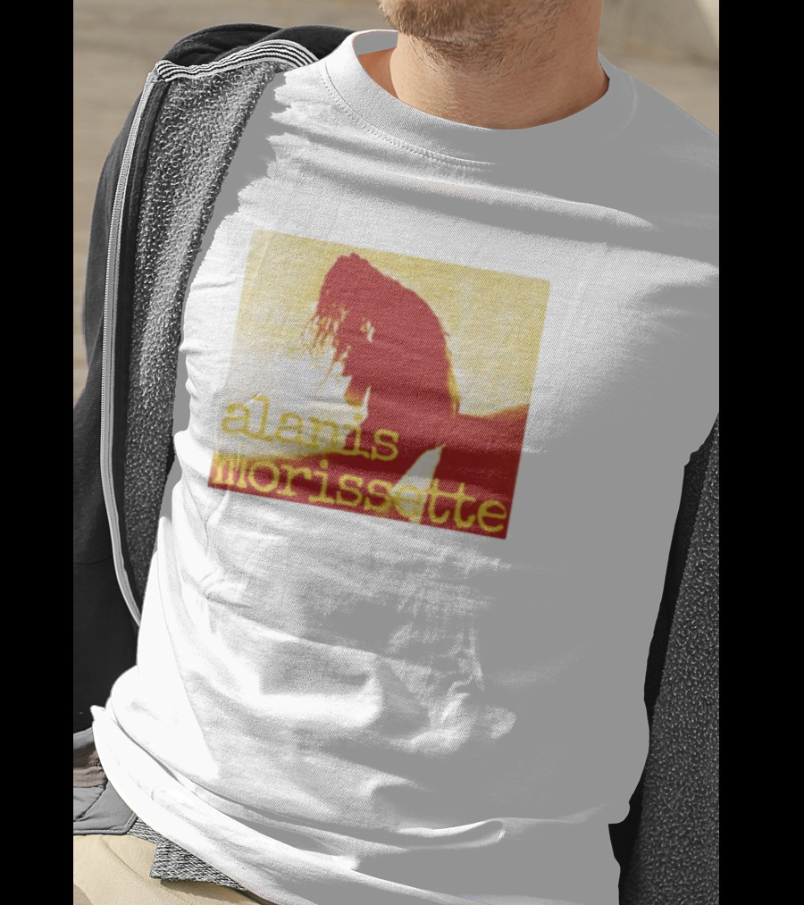 Alanis Morissette Yellow Vintage Silhouette T-Shirt
