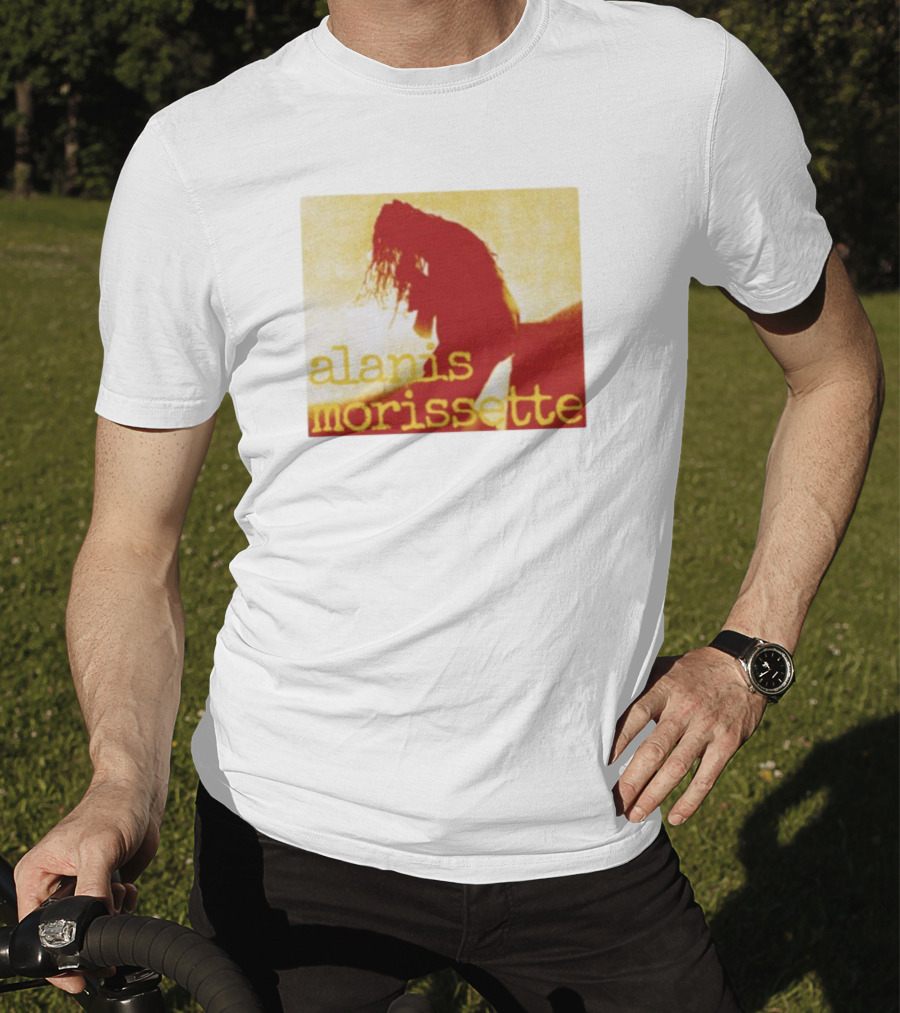 Alanis Morissette Yellow Vintage Silhouette T-Shirt