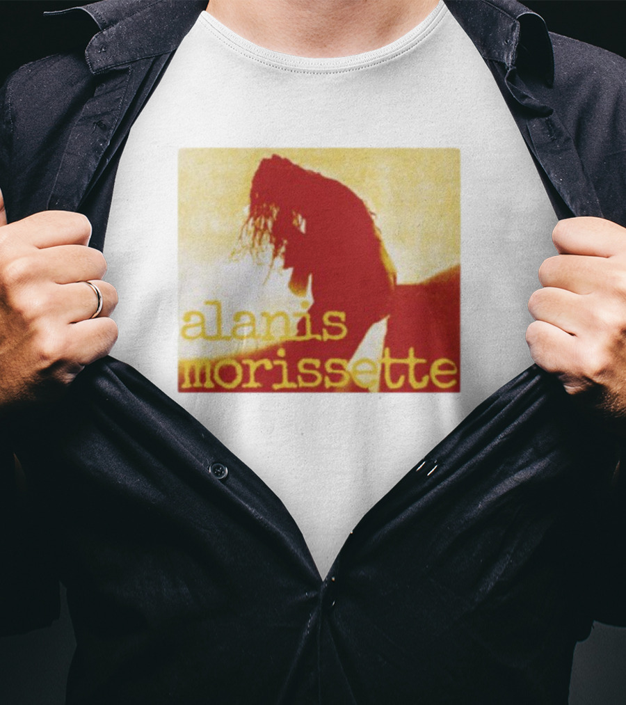 Alanis Morissette Yellow Vintage Silhouette T-Shirt