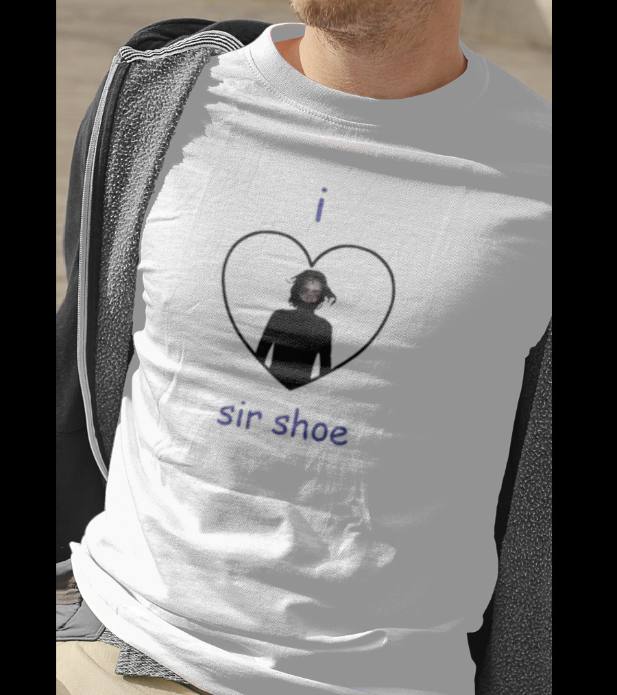 I Heart Sir Shoe Red-Eyed Icon In Heart T-Shirt