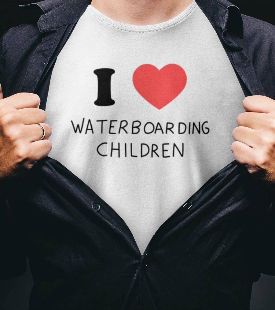 Kirsche I Love Waterboarding Children T-Shirt