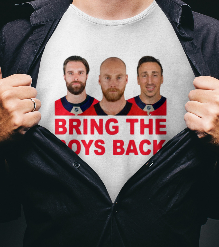 Bring The Boys Back Hockey Players Team Reunion Sports Fans T-Shirt