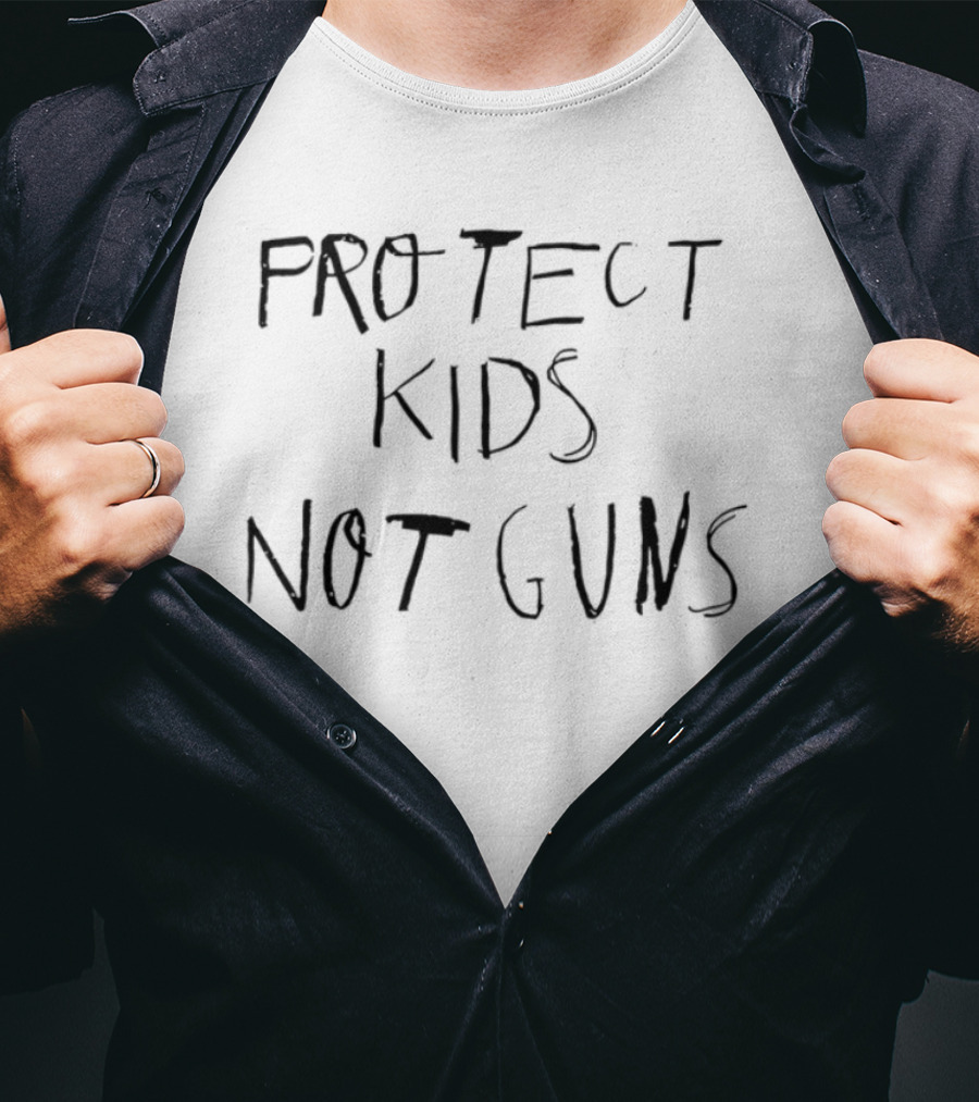 Giannis Antetokounmpo Protect Kids Not Guns Message T-Shirt