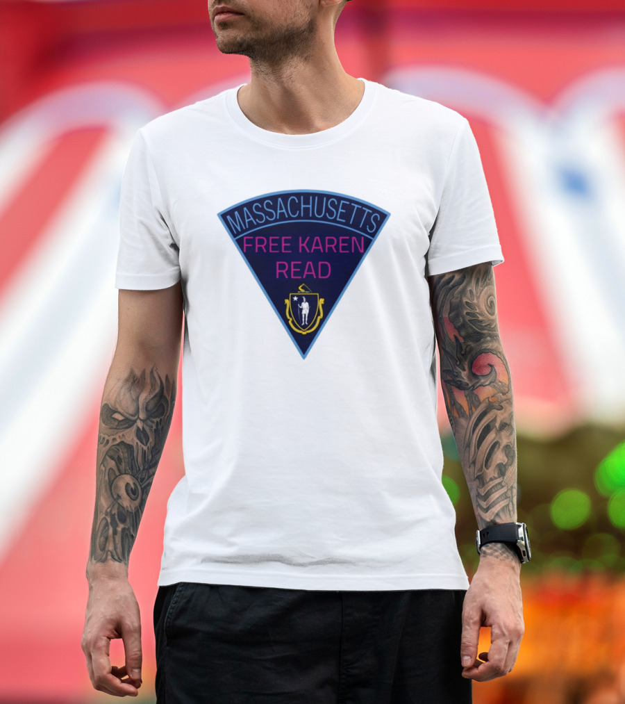 Massachusetts Free Karen Read Emblem Design T-Shirt