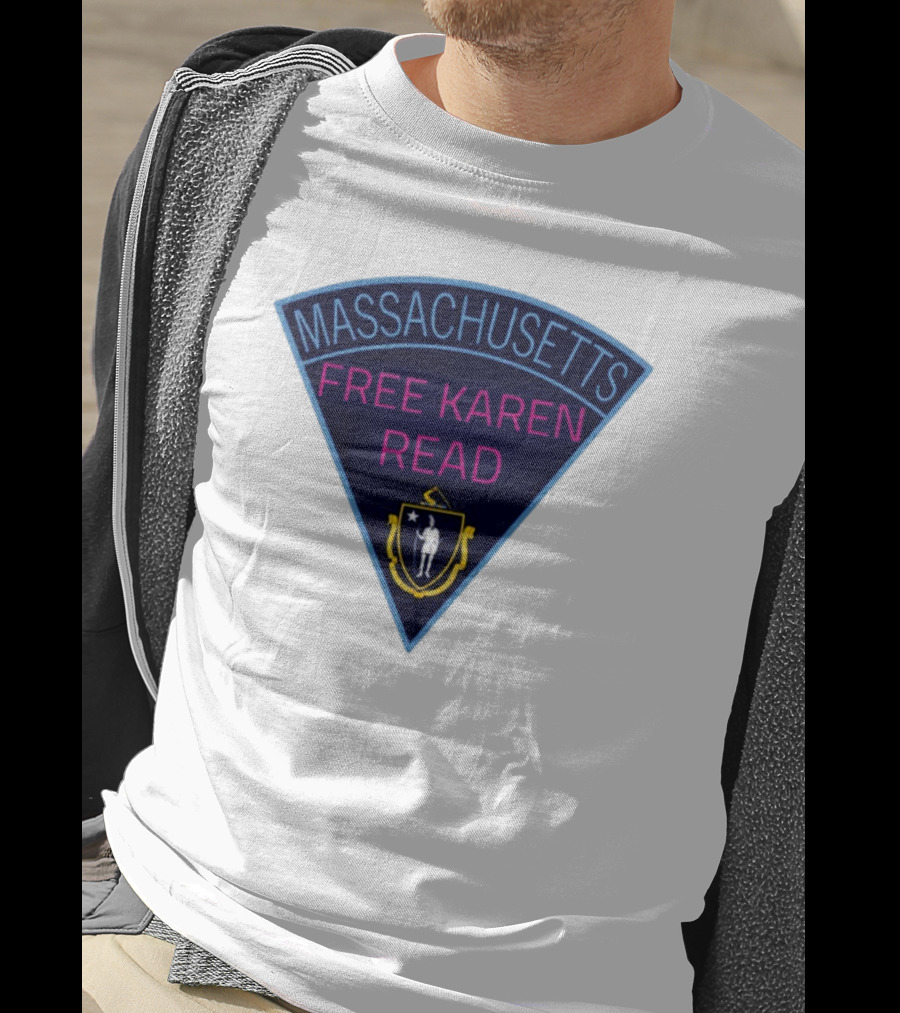 Massachusetts Free Karen Read Emblem Design T-Shirt