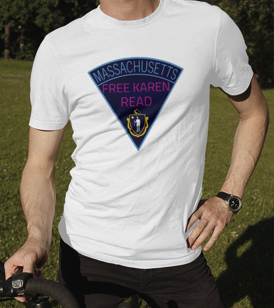 Massachusetts Free Karen Read Emblem Design T-Shirt