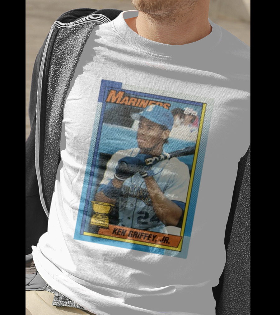 Mariners Ken Griffey Jr Topps All-Star Rookie Card T-Shirt