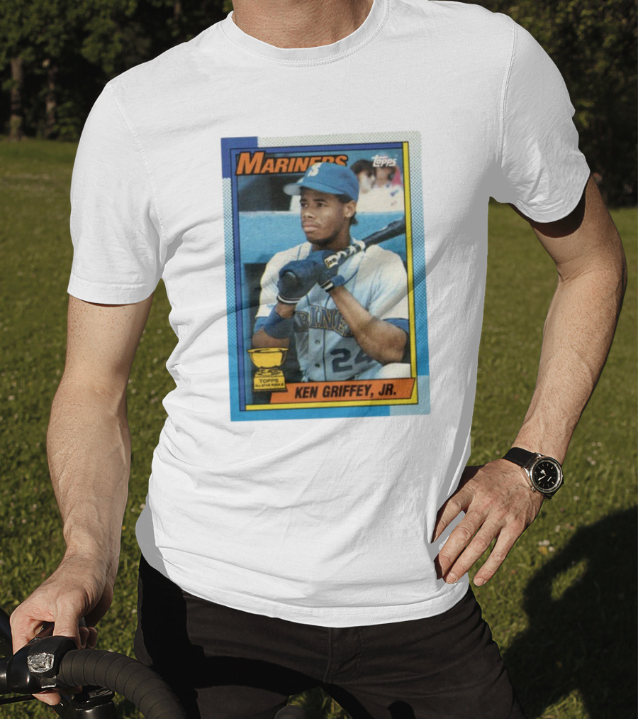 Mariners Ken Griffey Jr Topps All-Star Rookie Card T-Shirt