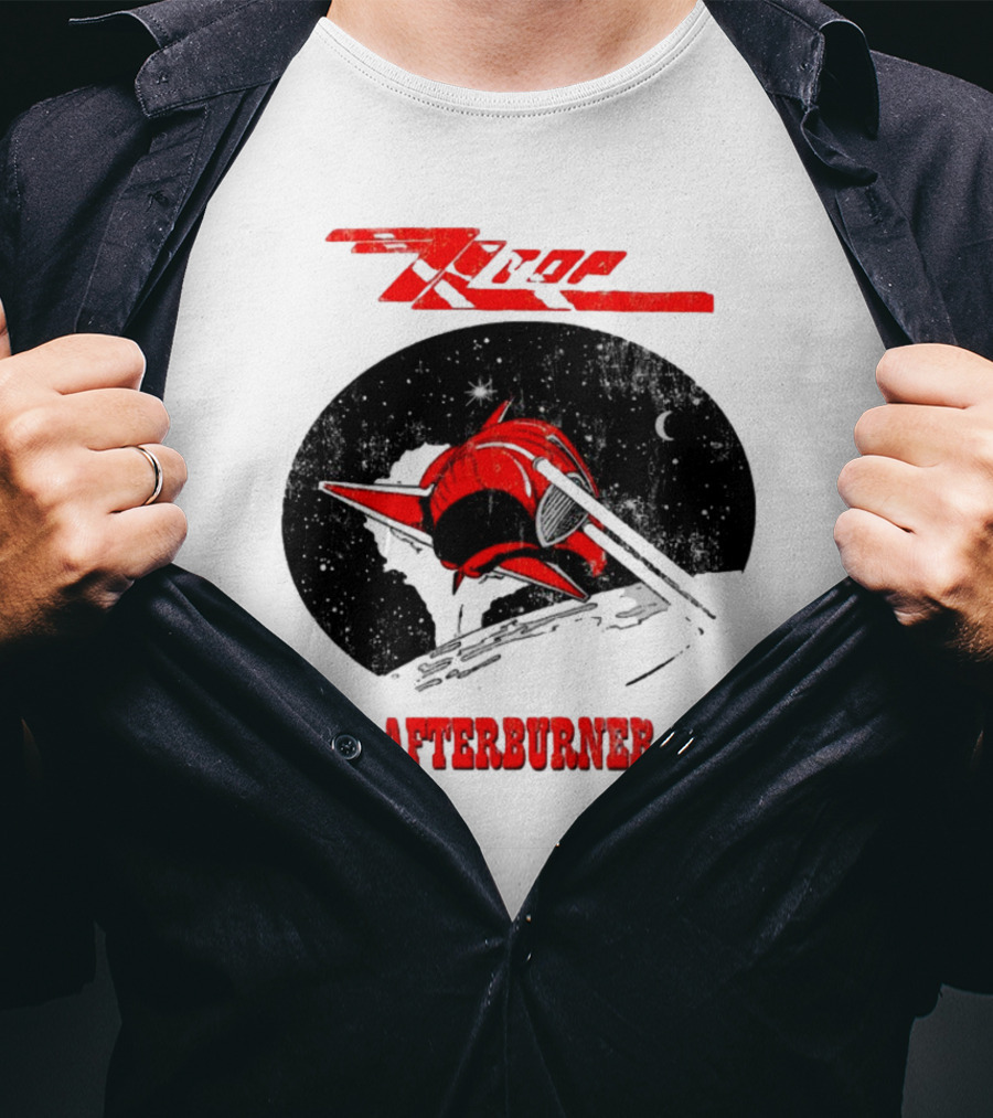ZZ Top Afterburner Space Theme Retro 1985 T-Shirt