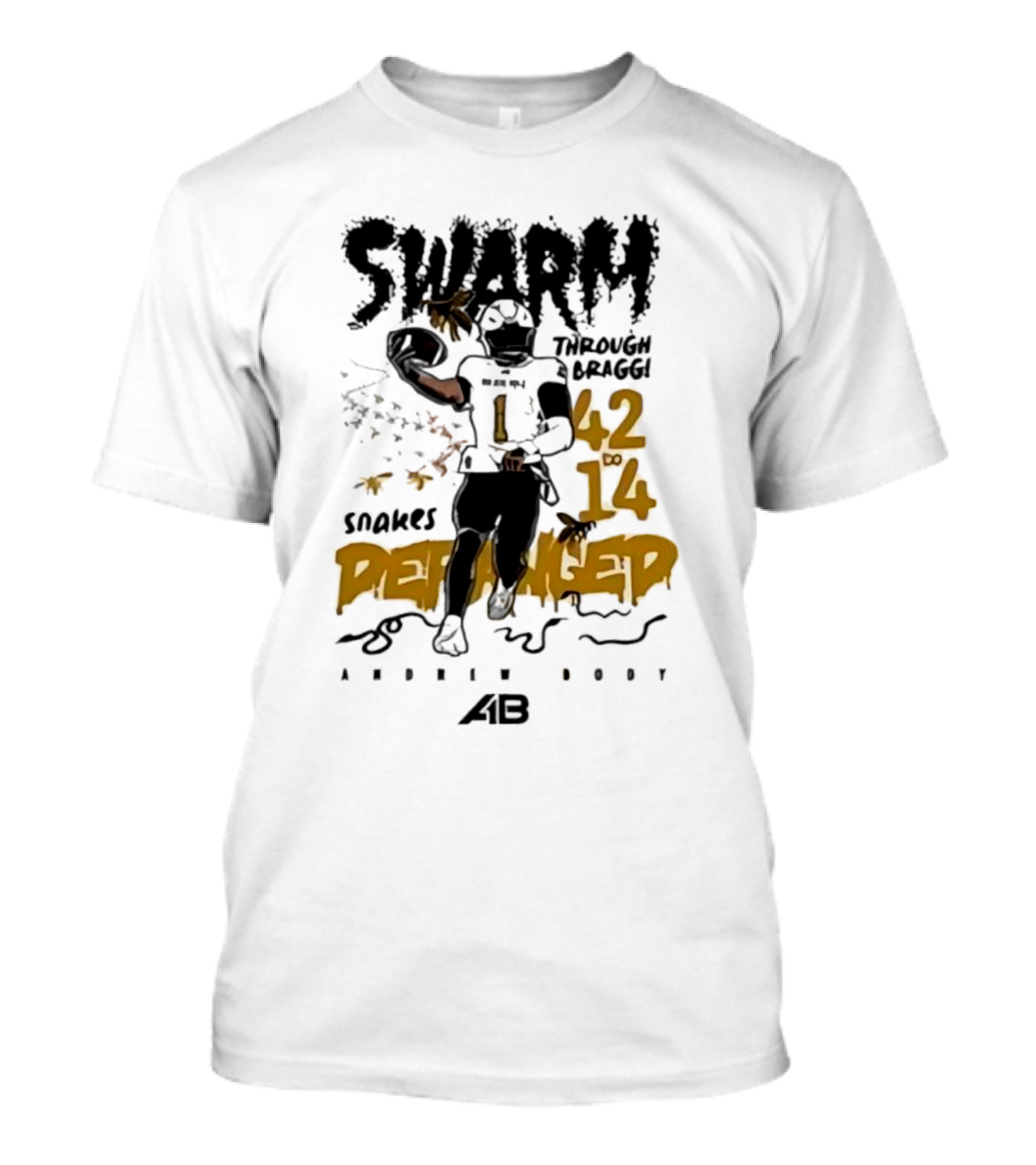 Andrew Body Alabama State University Petanged 42 14 T-Shirt