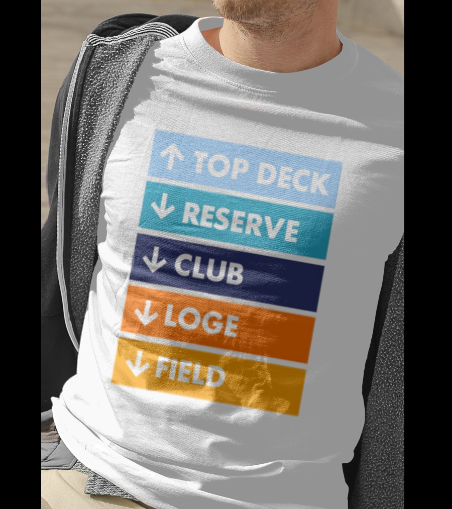 Top Deck Reserve Club Loge Field T-Shirt