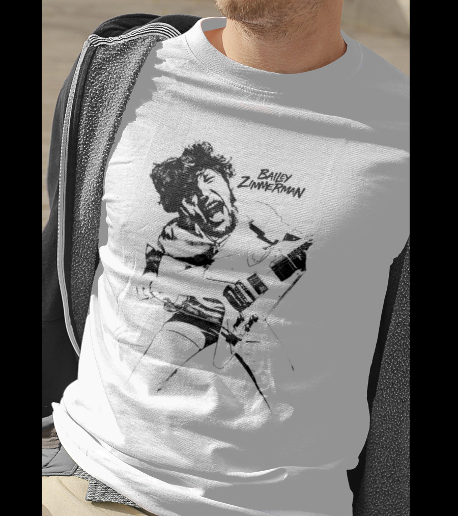 Bailey Scream Classic Ghost Mask Drawing T-Shirt