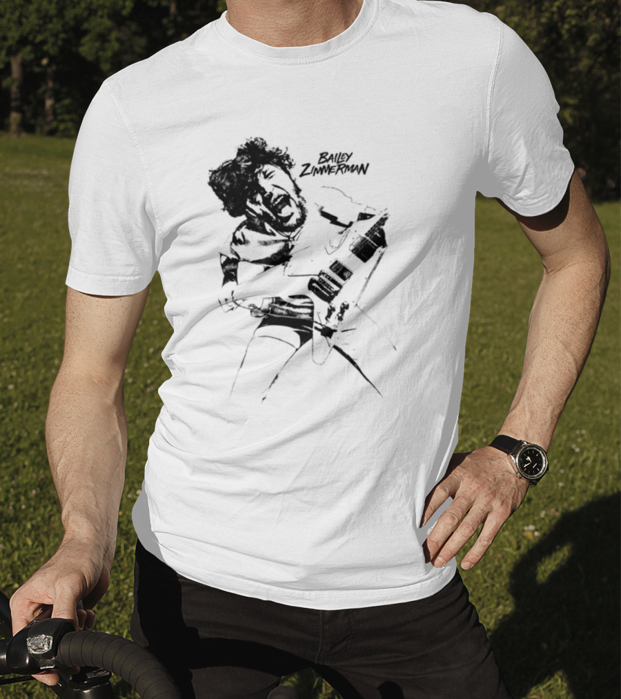 Bailey Scream Classic Ghost Mask Drawing T-Shirt