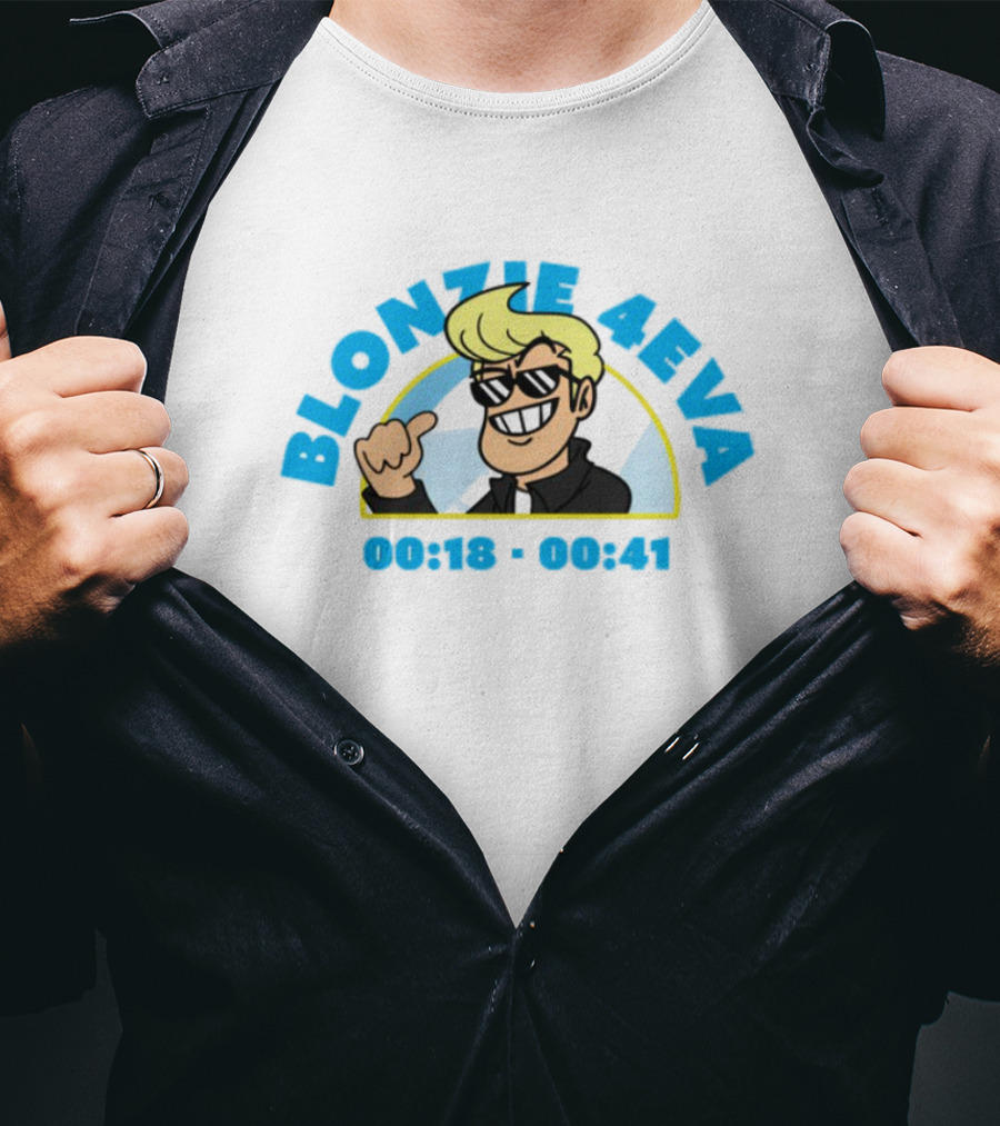 Blonzie 4Eva Cartoon Character Tribute With Dates 00:13 - 06:43 T-Shirt