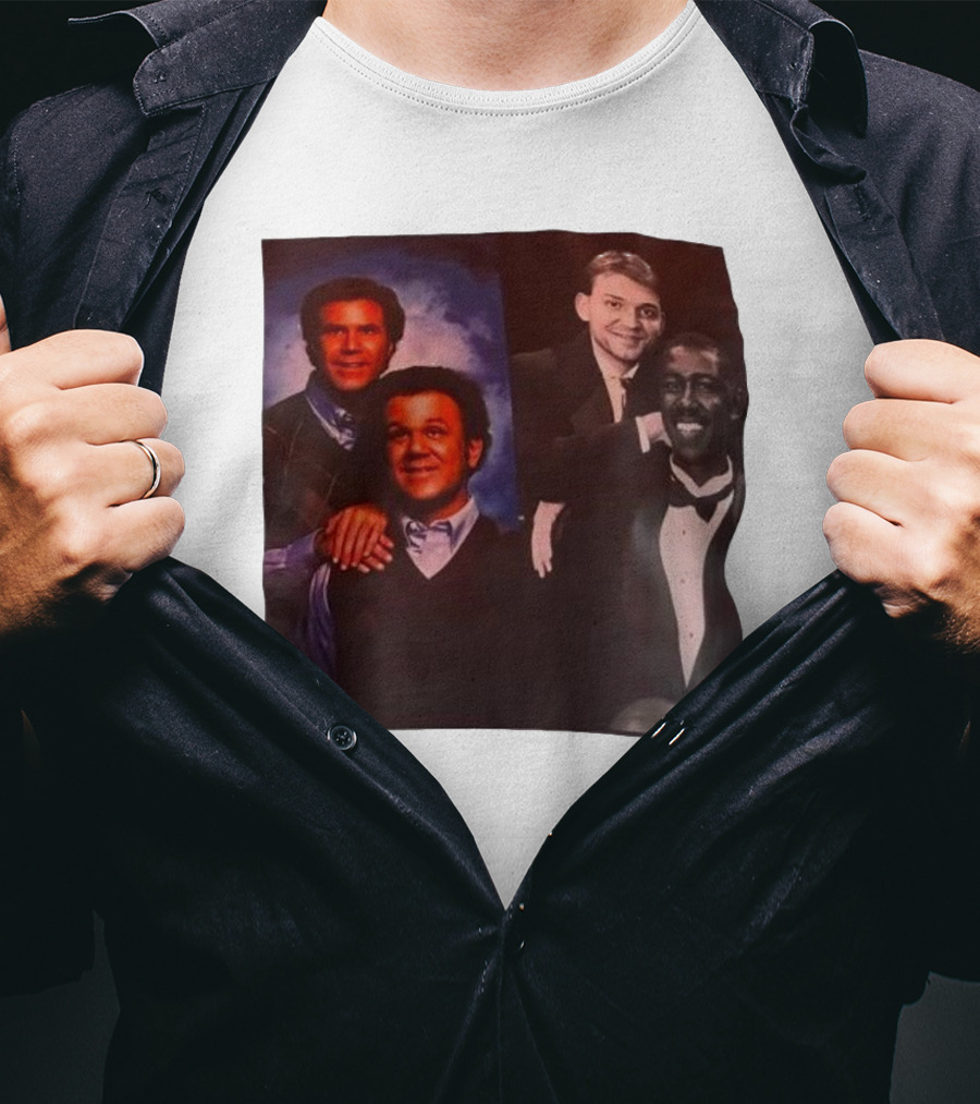 Brennan Dale School Picture Step Brothers Inspired Collage T-Shirt